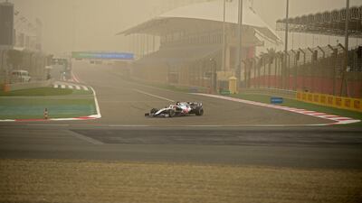 Haas F1's Russian driver Nikita Mazepin. AFP