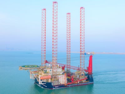 An Adnoc L&S barge. The company's acquisition of Navig8 will allow it to save more than $100 million each year by reducing technical management and fuel costs. Photo: Adnoc L&S