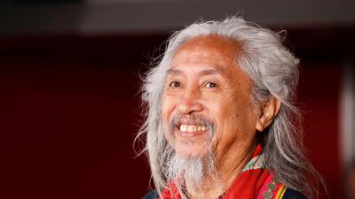 Philippine director Kidlat Tahimik attends Red Carpet during the Opening Ceremony of the 23nd Busan International Film Festival on October 4, 2018 in Busan, South Korea. Getty Images