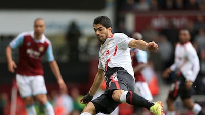 Liverpool’s Luis Suarez has 29 goals in the Premier League this season. Nick Potts / AP Photo