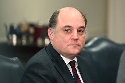 Former defence secretary Ben Wallace said he was keen to 'invest in the parts of life that I have neglected and to explore new opportunities'. AFP