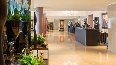 The May Fair lobby. Courtesy The May Fair