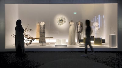 Visitors explore '10,000 Years of Luxury' at Louvre Abu Dhabi. Courtesy of the Department of Culture and Tourism – Abu Dhabi. Photo by Ismail Noor