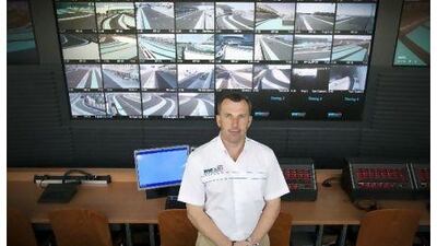 "Everything has to be primed and ready to go," says Gary Dearn, the senior track manager, at the Yas Marina Circuit control room.