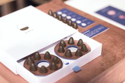 Mela proposes chocolates that are embedded with good bacteria to optimise your health. Courtesy Maria Apud Bell