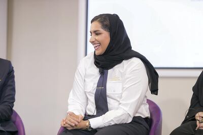 Mariam Al Obaidli is a technical engineer at Etihad. Reem Mohammed / The National