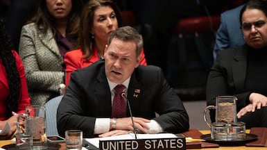 Mike Waltz, US ambassador to the UN, has defended his country's actions in Venezuela. EPA