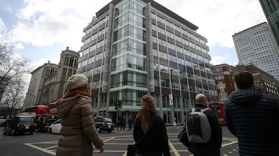 The London offices of data analysis company Cambridge Analytica. As criticism grows over alleged mining of 50 million Facebook users' personal data, Dr Aleksandr Kogan, who created the This Is Your Digital Life app, said he was shocked to discover the data was used to target voters in the US 2016 presidential election. Simon Dawson / Bloomberg