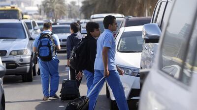 UAE parents pay on average US$99,378 to educate their children from kindergarten through the first four years of university. Ravindranath K / The National staff