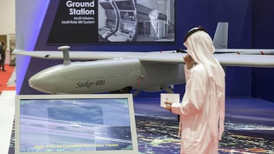 Above, the South Africa Denel stand at UMEX 2016.