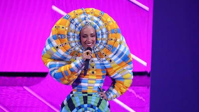 Host Doja Cat at the MTV Video Music Awards. AP