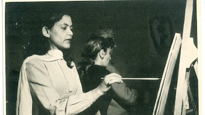 Zubeida Agha during her study at the Ecole des Beaux-Arts in Paris between 1951 and 1952. Photo: The Zubeida Agha archive / Saira Ansari