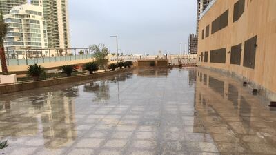There was a heavy downpour in Abu Dhabi on Friday. Jason Von Berg / The National