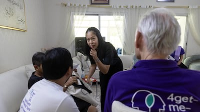 Dubai's 4get-me-not group offers an essential support network to senior citizens with dementia and their families. Antonie Robertson / The National