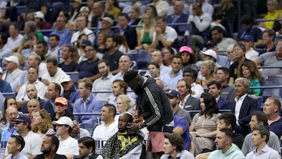 The pranksters' seats were close to the epic match that ended at 1am. Getty Images / AFP