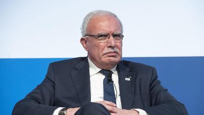 Riyad Al Maliki spoke on the topic at the MED Mediterranean Dialogues event in Rome. EPA