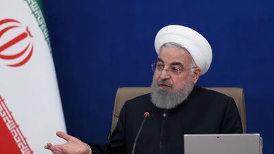 Iranian President Hassan Rouhani welcomed the end of Donald Trump's presidency. AFP