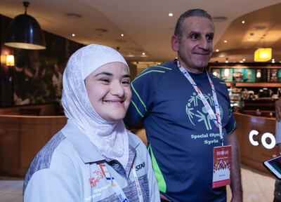 Powerlifter Asmaa Nasreldeen has previously earned five bronze medals and a silver medal under the guidance of her head coach Zarieh Balian. Victor Besa / The National