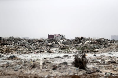 A major blaze took place at the landfill site on August 2. Chris Whiteoak / The National