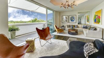 The Hyde Park Place penthouse. Courtesy Berkshire Hathaway HomeServices London