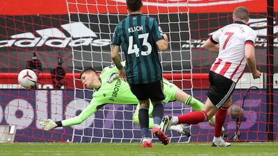 LEEDS UNITED RATINGS: Illan Meslier – 8. The French goalkeeper made a number of fine saves, chief among them a phenomenal effort to keep out Lundstram in the first half. AP