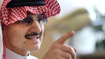 Saudi Arabia's billionaire Prince Alwaleed bin Talal. AFP