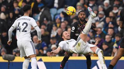 Leeds United 0 Brentford 0: Honours even at Elland Road as Leeds' winless run in the league extended to six games. The home side had enough chances to take all three points as Brentford failed to register a shot on target but did extend their unbraten run to eight matches. "In general our guys are disappointed," said Leeds manager Jesse Marsch. "They feel like they deserved more, they wanted more, but I’m really pleased with the progress of our team." AFP