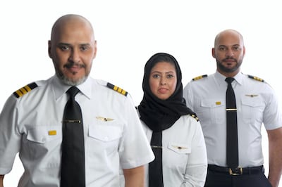 Yasmeen Al Maimani flies for Nesma Airlines and is the first commercial female pilot in Saudi Arabia. Courtesy Nesma Airlines