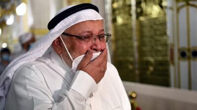 The Prophet’s Holy Mosque opened for visitors after being closed for 8 months as part of COVID-19 precious measures. Visits are only allowed via scheduled appointments SPA