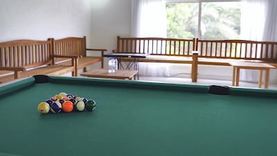 The games room at The Palm House