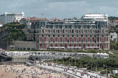 The Hotel du Palais in Biarritz, which will host the 45th G7 summit. Iroz Gaizka / AFP