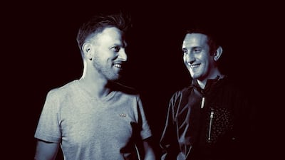 Hollaphonic’s Olly Wood and Greg Stainer. Courtesy Flash