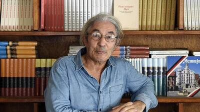 Algerian writer Boualem Sansal’s science fiction novel 2084 was inspired by Georges Orwell’s 1984 but is set in a theocracy in the aftermath of a nuclear holocaust. Farouk Batiche / AFP.