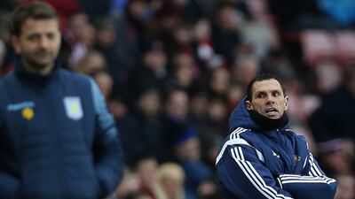 Gus Poyet's position as Sunderland manager is looking increasingly insecure. Ian MacNicol / AFP