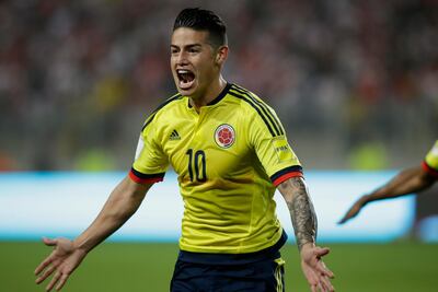 Colombia's James Rodriguez. Martin Mejia / AP Photo
