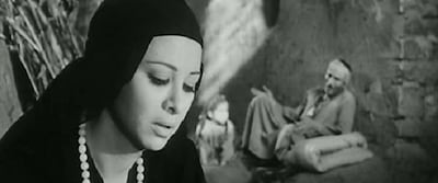 Faten Hamama in El Haram (The Sin). Photo: Columbia Pictures