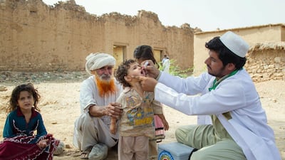 Sheikh Mohammed bin Zayed, Crown Prince of Abu Dhabi and Deputy Supreme Commander of the Armed Forces, has led UAE funding efforts to support the global eradication of Polio. Courtesy Global Polio Eradication Initiative