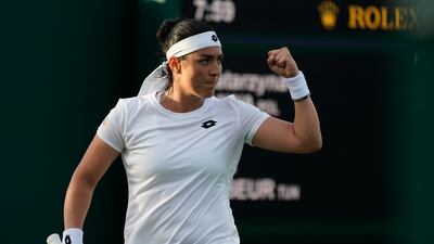 Ons Jabeur has been in fine form as far at Wimbledon, reaching the third round for the loss of just eight games. AP