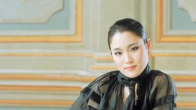 Han-Na Chang, the musical director of Qatar Philharmonic Orchestra. Courtesy EMI Classics