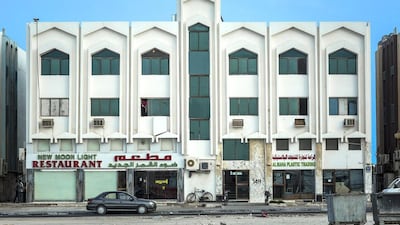 With time, some were refurbished in different colours, adding visual diversity to the strip parallel to Sheikh Zayed Road (E10). These buildings are slowly being demolished and replaced with taller ones.