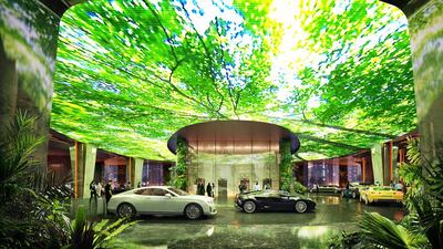 The project is said to include a rainforest cafe.