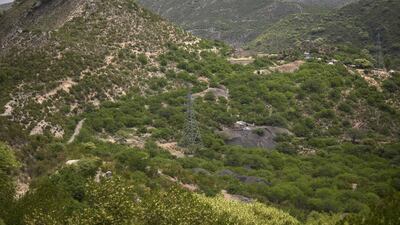 Hills which contain coal in Choa Saidan Shah, Punjab province. Sara Farid / Reuters