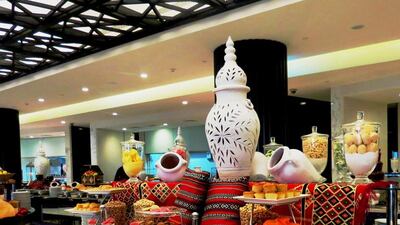 The iftar at Corniche restaurant in Sofitel Abu Dhabi. Courtesy Sofitel Abu Dhabi Corniche
