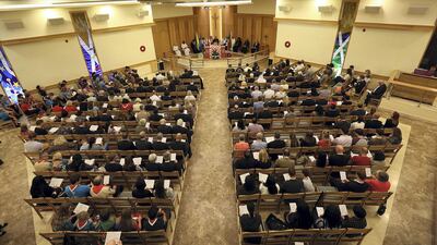 St Andrew's Church in Abu Dhabi. Photo: Satish Kumar/ The National