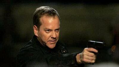 Kiefer Sutherland has played Jack Bauer since the television programme 24 began in 2001.