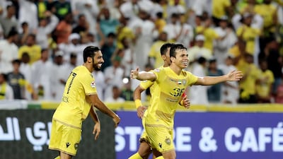 Al Wasl's Fabio De Lima, right, has been granted UAE citizenship. Chris Whiteoak / The National