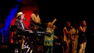 Sérgio Mendes performs at Emirates Palace. Abu Dhabi Festival