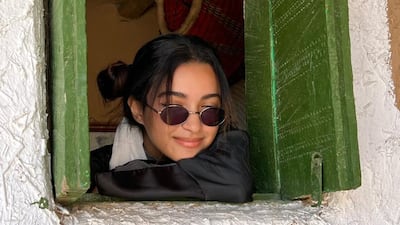 Shahd Abdullah enjoys the world view afforded by working at the Qemam International Festival for Mountain Performance Arts in Saudi Arabia's Asir region. Photo: Shahd Abdullah