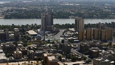 An aerial view of Baghdad. At end of June 2017, the stock of guarantees related to foreign currency service payments and debt amounted to $21.7 billion, according to the International Monetary Fund. Reuters