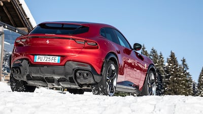 The Manettino switch on the steering wheel has Ice, Wet, Comfort, Sport and ESC Off drive mode settings